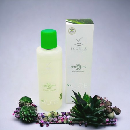 Facial cleansing gel with Organic Aloe 200 ml - Ischia Sorgente di Bellezza