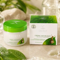 Crema antirughe viso, collo e décolletè 100 ml - Bava di Lumaca Bio e Acido Jaluronico Biotech