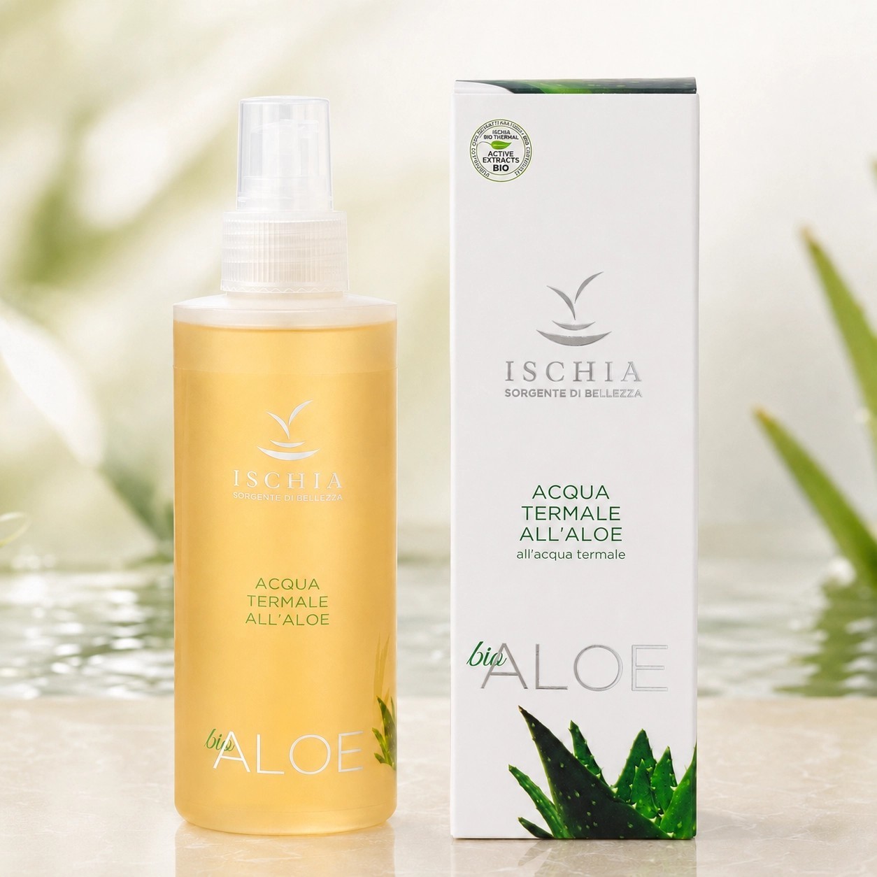 Acqua termale all'Aloe Bio 200 ml