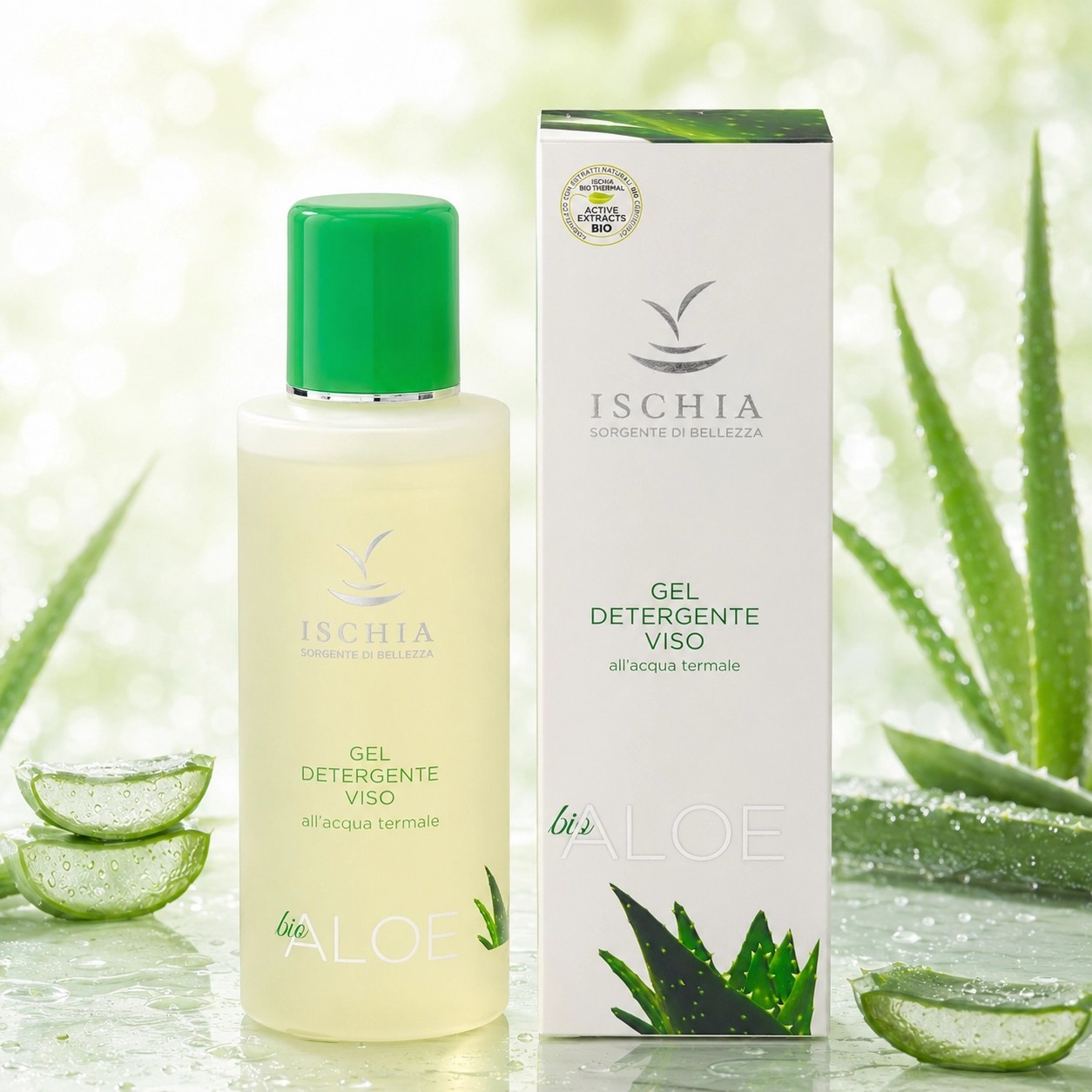 Gel detergente viso 200 ml - Aloe Bio