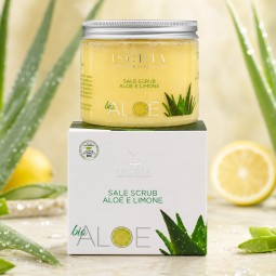 Aloe and lemon salt scrub 500 ml - Bio Aloe