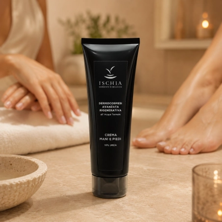 Ischia Sorgente di Bellezza Advanced Regenerative Dermocosmetics Hand and Foot Cream with 10% Urea 200 ml