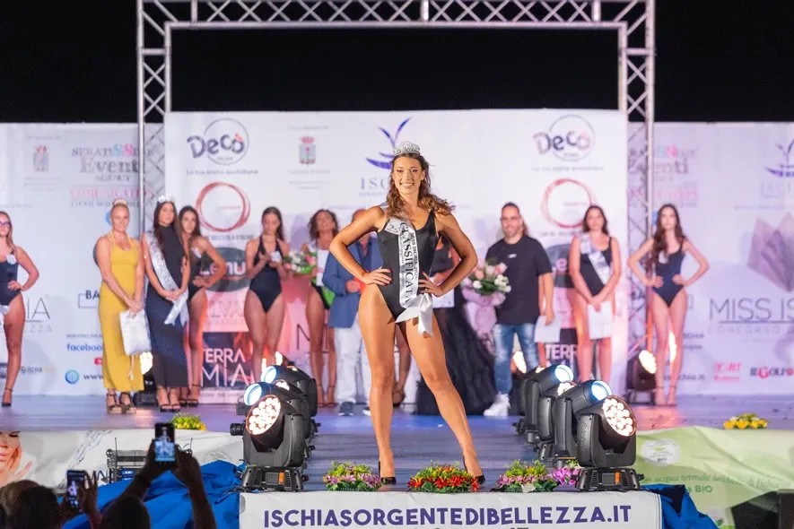 Miss Ischia 2025: Elisabet Viktoria Ruzhyla wins — podium and titles