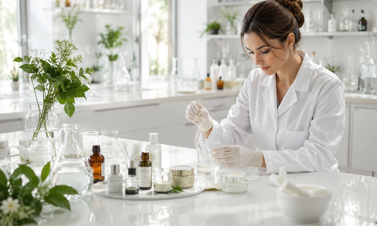 Ricerca e formulazione di cosmetici in laboratorio