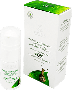 Lips & Eye Anti-Age 40% Snail Slime Cream 15 Ml - Bio Snail Slime And Biotech Hyaluronic Acid